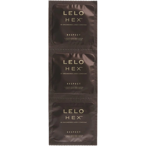 36 pcs. Luxury condoms Lelo Hex XL [3]