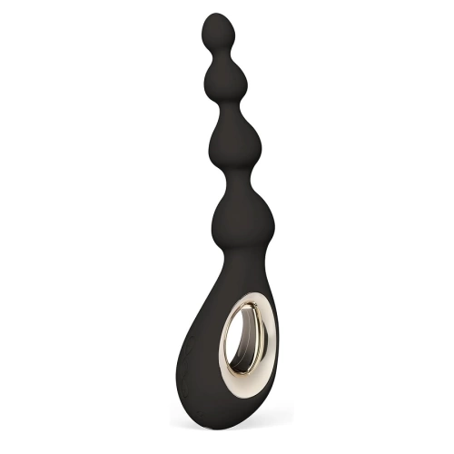 Lelo Soraya Beads Luxury Rechargeable Silicone Anal Rosary Black