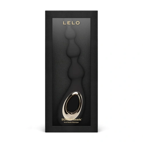 Lelo Soraya Beads Luxury Rechargeable Silicone Anal Rosary Black [6]
