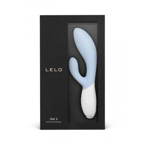 Luxury rabbit vibrator Lelo Ina 3 light blue [7]