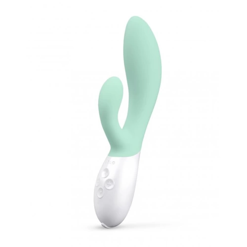 Luxury rabbit vibrator Lelo Ina 3 light green