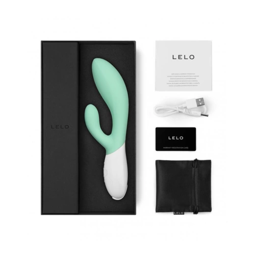 Luxury rabbit vibrator Lelo Ina 3 light green [6]