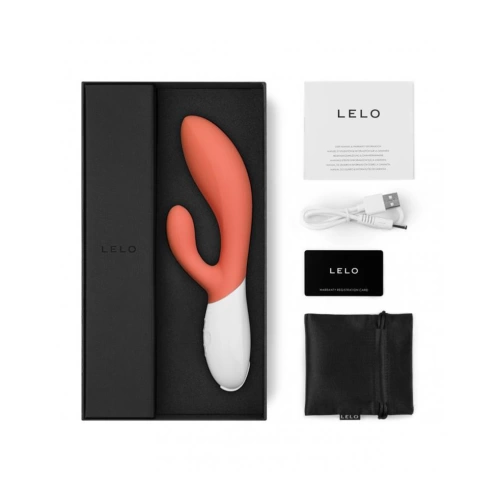 Luxury rabbit vibrator Lelo Ina 3 coral [8]