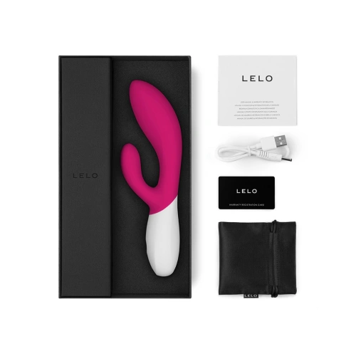 Lelo Ina Wave 2 Luxury Rabbit Vibrator with Come Here Motion Pink [1]