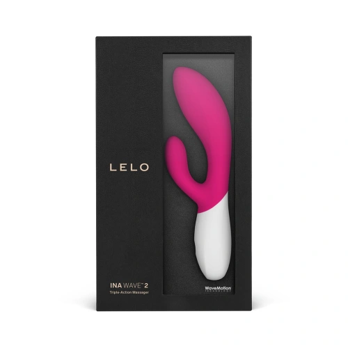 Lelo Ina Wave 2 Luxury Rabbit Vibrator with Come Here Motion Pink [2]