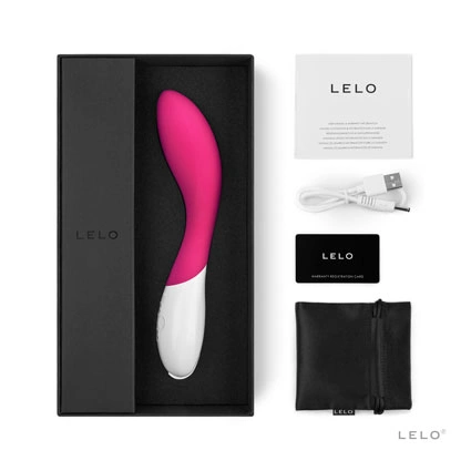 Luxury rechargeable silicone vibrator Lelo Mona 2 pink [2]