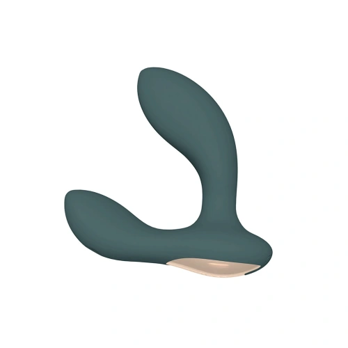Luxury prostate stimulator with App and remote Lelo Hugo 2 Remote green [1]