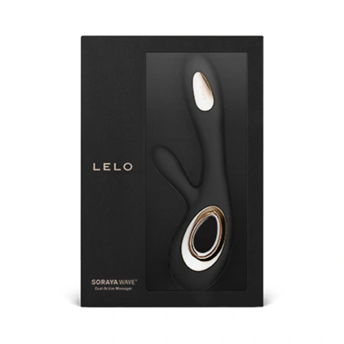 Lelo Soraya Wave Luxury Rechargeable G-spot Rabbit Vibrator with Come Here Motion Black [3]