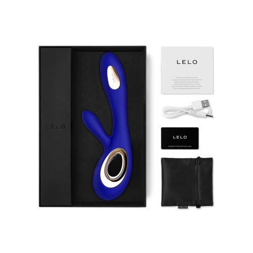 Lelo Soraya Wave Luxury Rechargeable G-spot Rabbit Vibrator with Come Here Motion Blue [2]