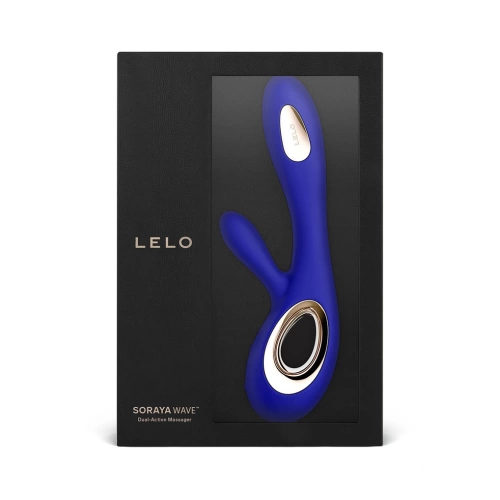 Lelo Soraya Wave Luxury Rechargeable G-spot Rabbit Vibrator with Come Here Motion Blue [3]