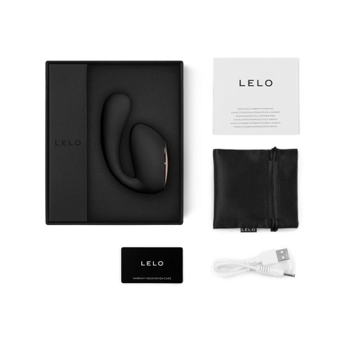 G-spot and clitoral stimulator with movement Lelo Ida Wave with App black [12]