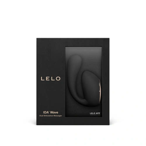 G-spot and clitoral stimulator with movement Lelo Ida Wave with App black [13]