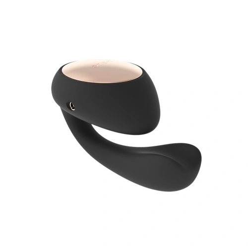 G-spot and clitoral stimulator with movement Lelo Ida Wave with App black [3]