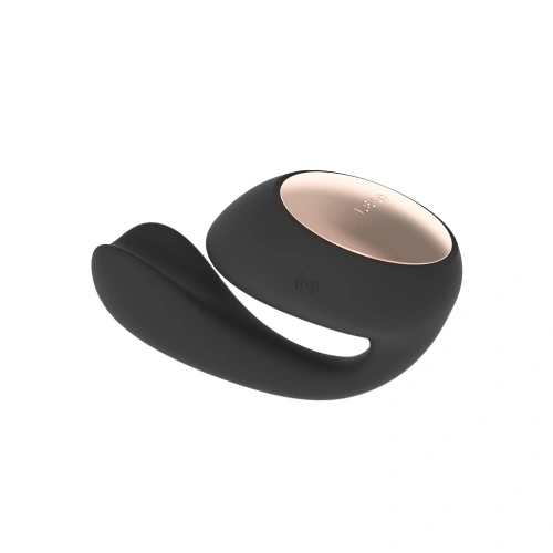 G-spot and clitoral stimulator with movement Lelo Ida Wave with App black [4]