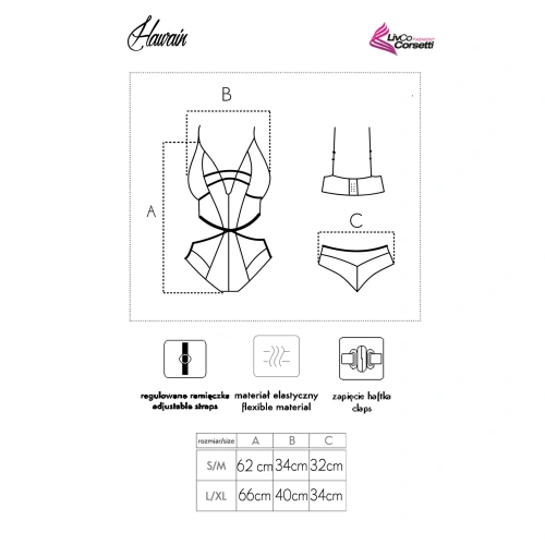 Livco Hawain Lace Mesh Bodysuit [5]