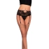 Nita crystal lace garter belt
