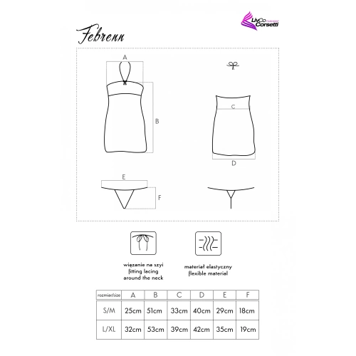 Livco Febrenn Mini Dress and Thong Set [6]