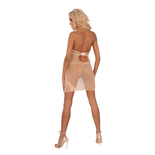 Livco Vannas beige thong dress set [1]