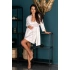 Erotic bathrobe Edelina white [6]