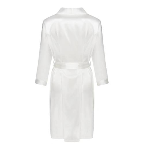 Erotic bathrobe Edelina white [8]
