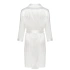 Erotic bathrobe Edelina white [8]