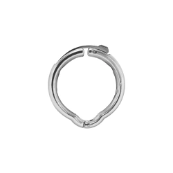Adjustable Locked Cuff steel penis ring 30 to 35 mm