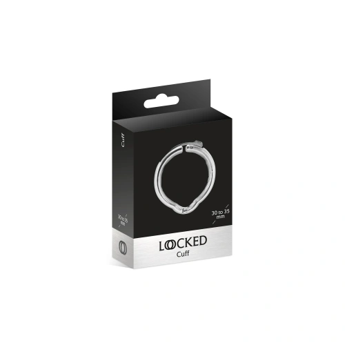 Adjustable Locked Cuff steel penis ring 30 to 35 mm [4]