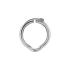 Adjustable Locked Cuff steel penis ring 30 to 35 mm