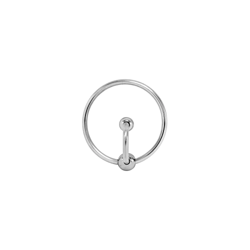 **Ralitsa Steel penis ring with a ball for the urethral canal Locked End Torc 4 cm. [1]