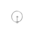 **Ralitsa Steel penis ring with a ball for the urethral canal Locked End Torc 4 cm. [1]