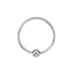 Locked Single Torc 35mm metal glans ring