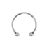 Metal cock ring for head Locked Torc 3.5 cm