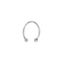 Metal penis ring for head Locked Torc 4 cm [1]