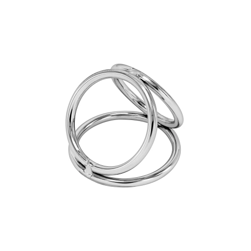 **ralica Triple metal penis ring Locked 5 cm