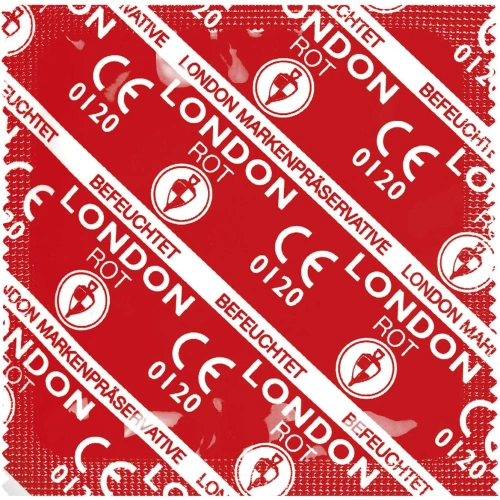 100 pcs. Scented condoms London Red [1]