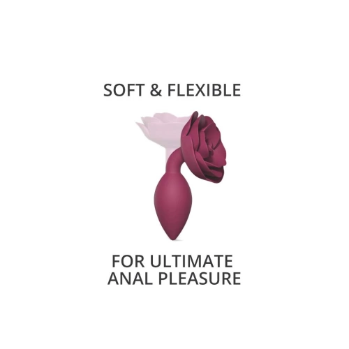 Open Roses M silicone butt plug [2]