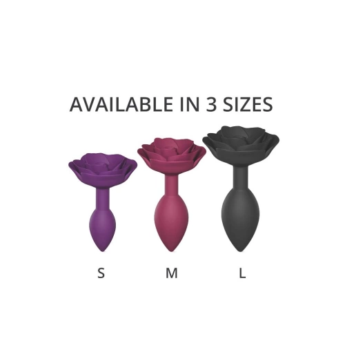 Open Roses M silicone butt plug [5]