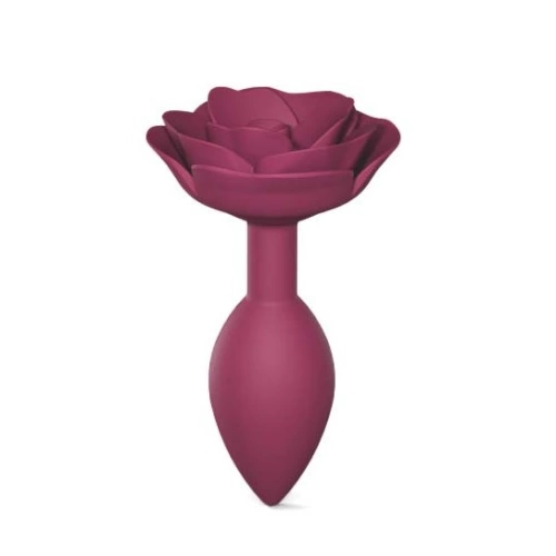 Open Roses M silicone butt plug