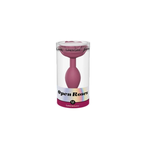 Open Roses M silicone butt plug [6]