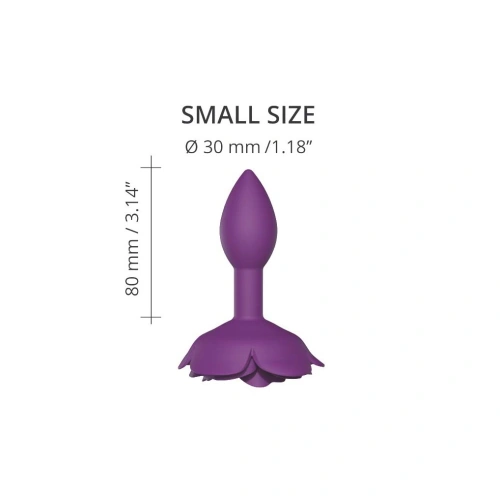 Silicone butt plug Open Roses S [1]