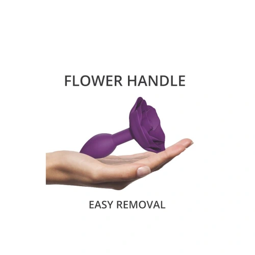 Silicone butt plug Open Roses S [3]