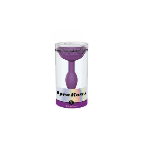Silicone butt plug Open Roses S [6]