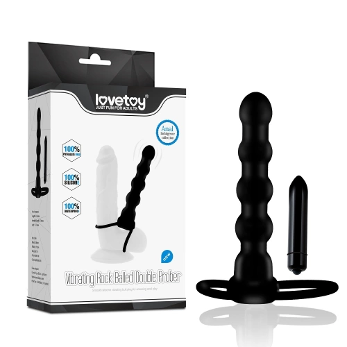 Vibrating anal dildo with Rock Balls grip [15]