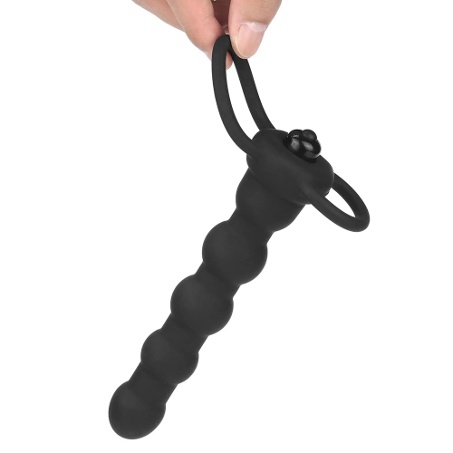 Vibrating anal dildo with Rock Balls grip [8]