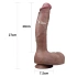 Nature Cock Realistic Double Layer Silicone Dildo 10.5" [17]
