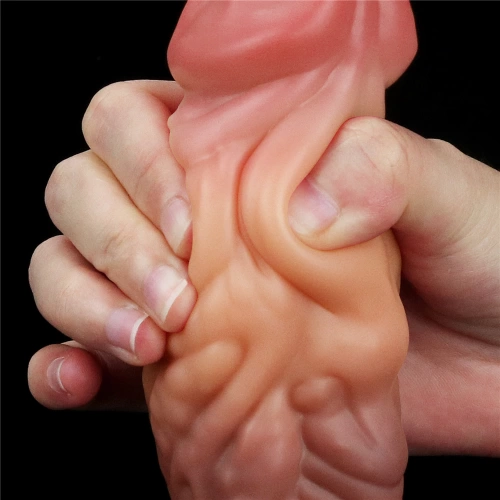 Nature Cock 7" Dual Layer White Realistic Silicone Dildo [5]