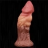 Nature Cock 7" Dual Layer White Realistic Silicone Dildo