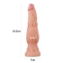 **Irina Color Nature Cock 9.5" Fleshy Large Dual Layer Realistic Silicone Dildo [2]