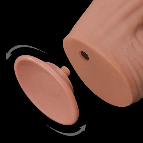 Large Realistic Double Layer Sliding-Skin Dong 12" Dildo [15]