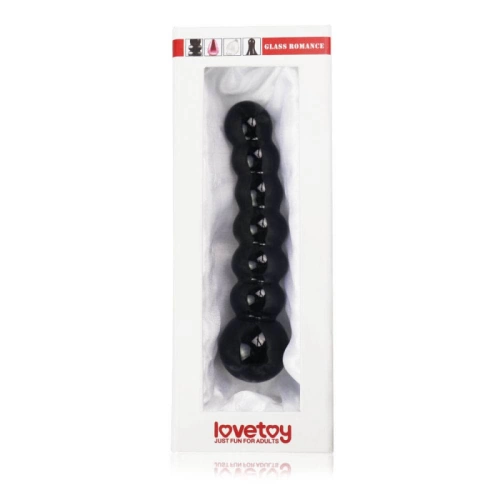 Sex stimulator made of glass Glass Romance 09 black [1]